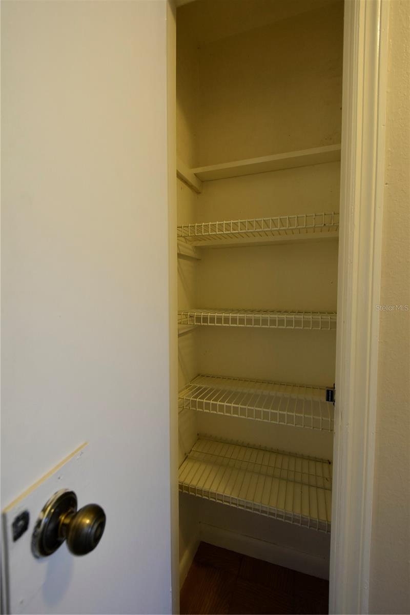 Upstairs linen Closet