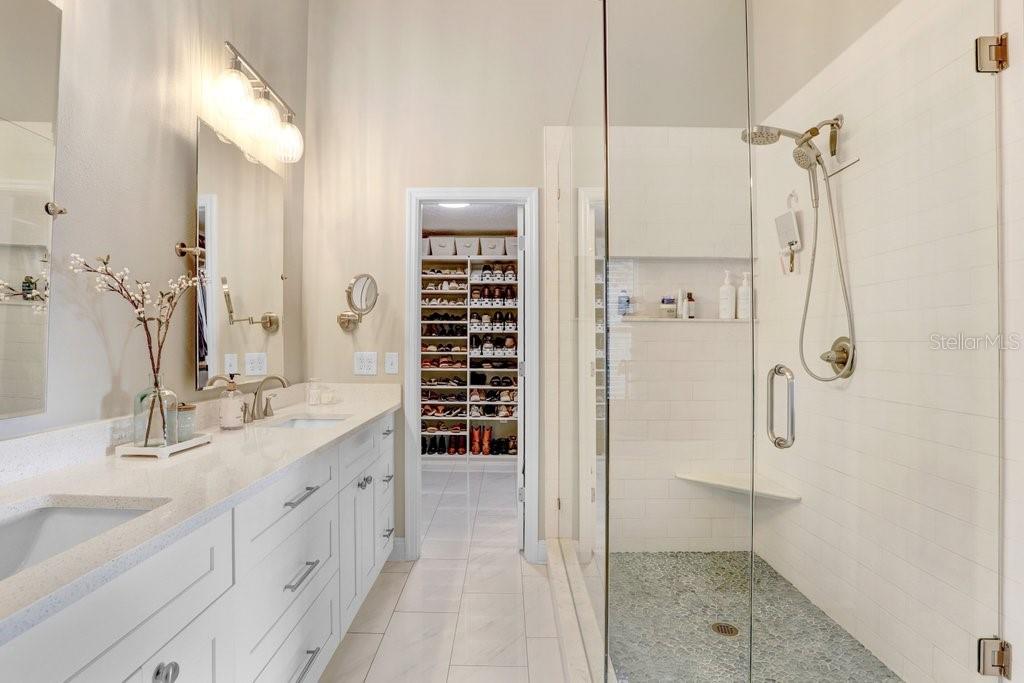 Luxurious ensuite and HUGE walk-in closet!