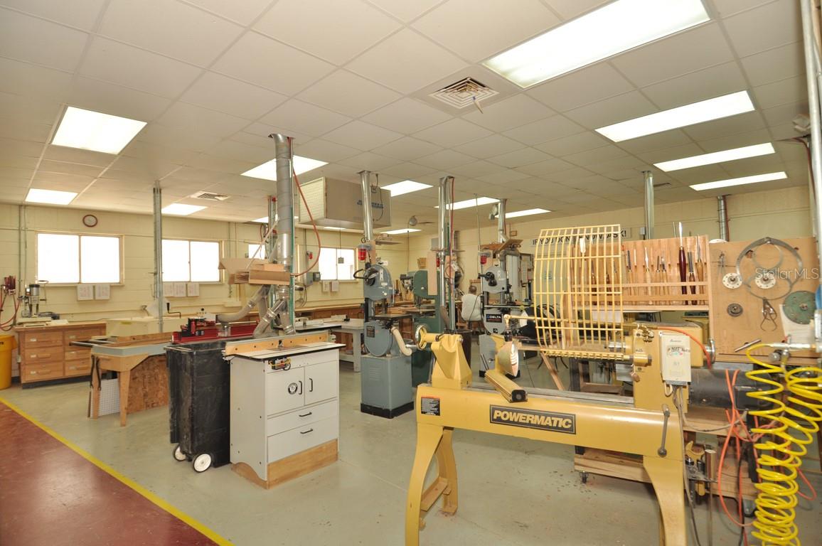 Woodworking shop