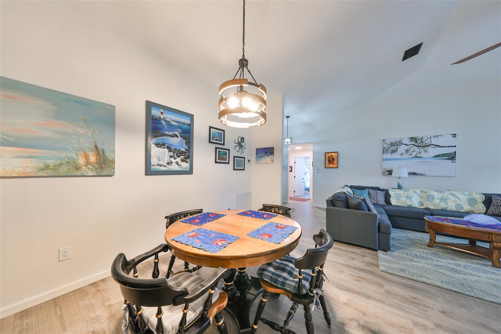 Dining Area & Living Room beyond