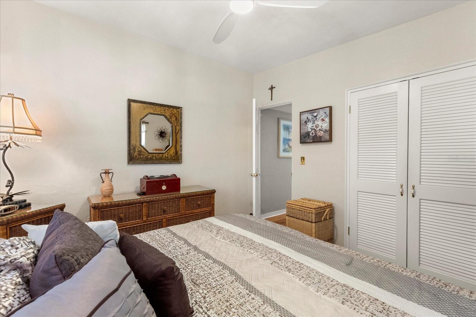 Primary bedroom with large closet