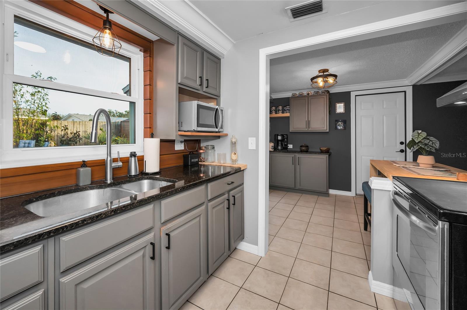 Kitchen into Dining Area