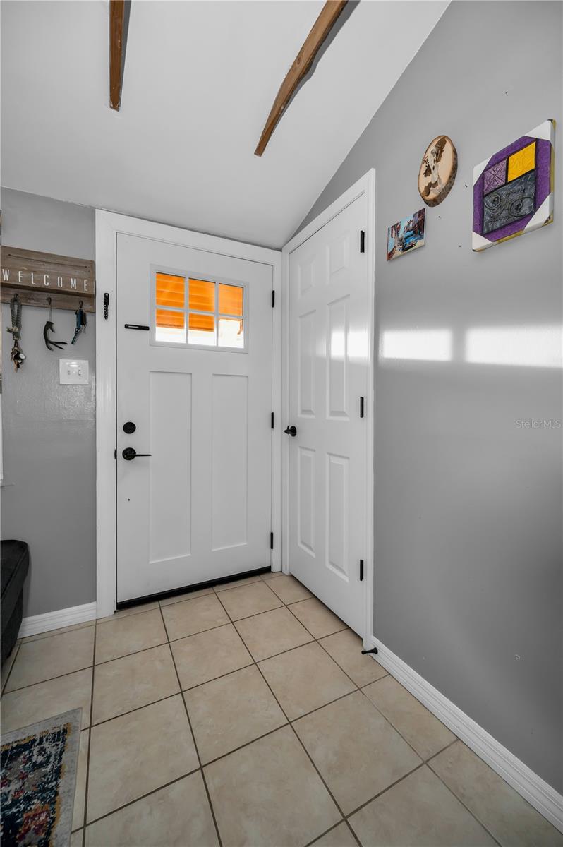 Front Entrance with Coat Closet