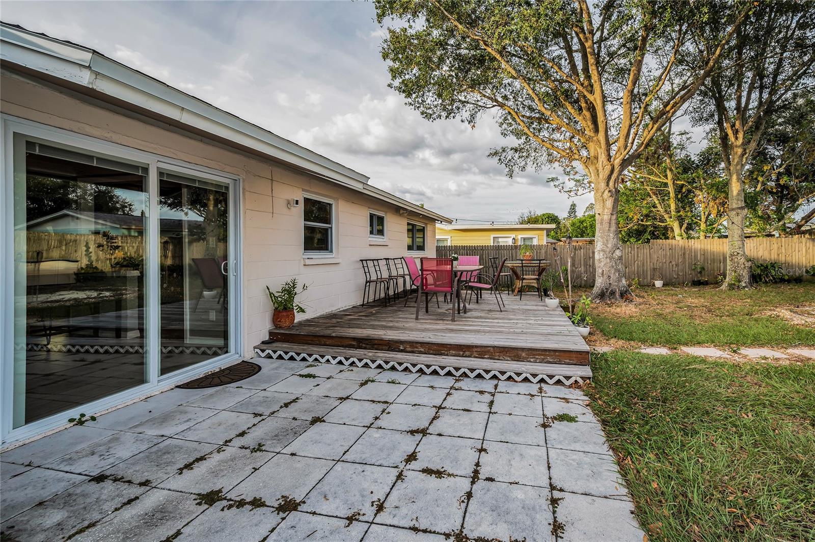 Patio and Deck Area