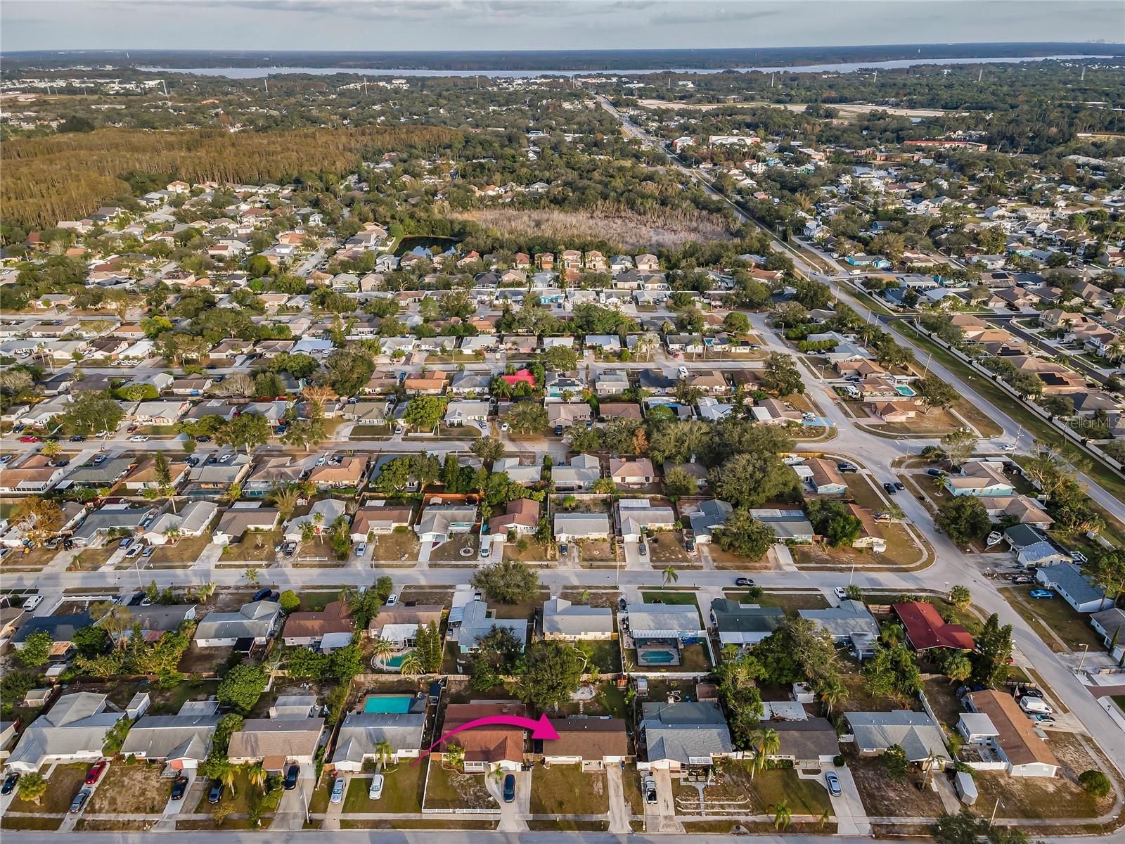 Aerial view of the Tarpon Springs Community