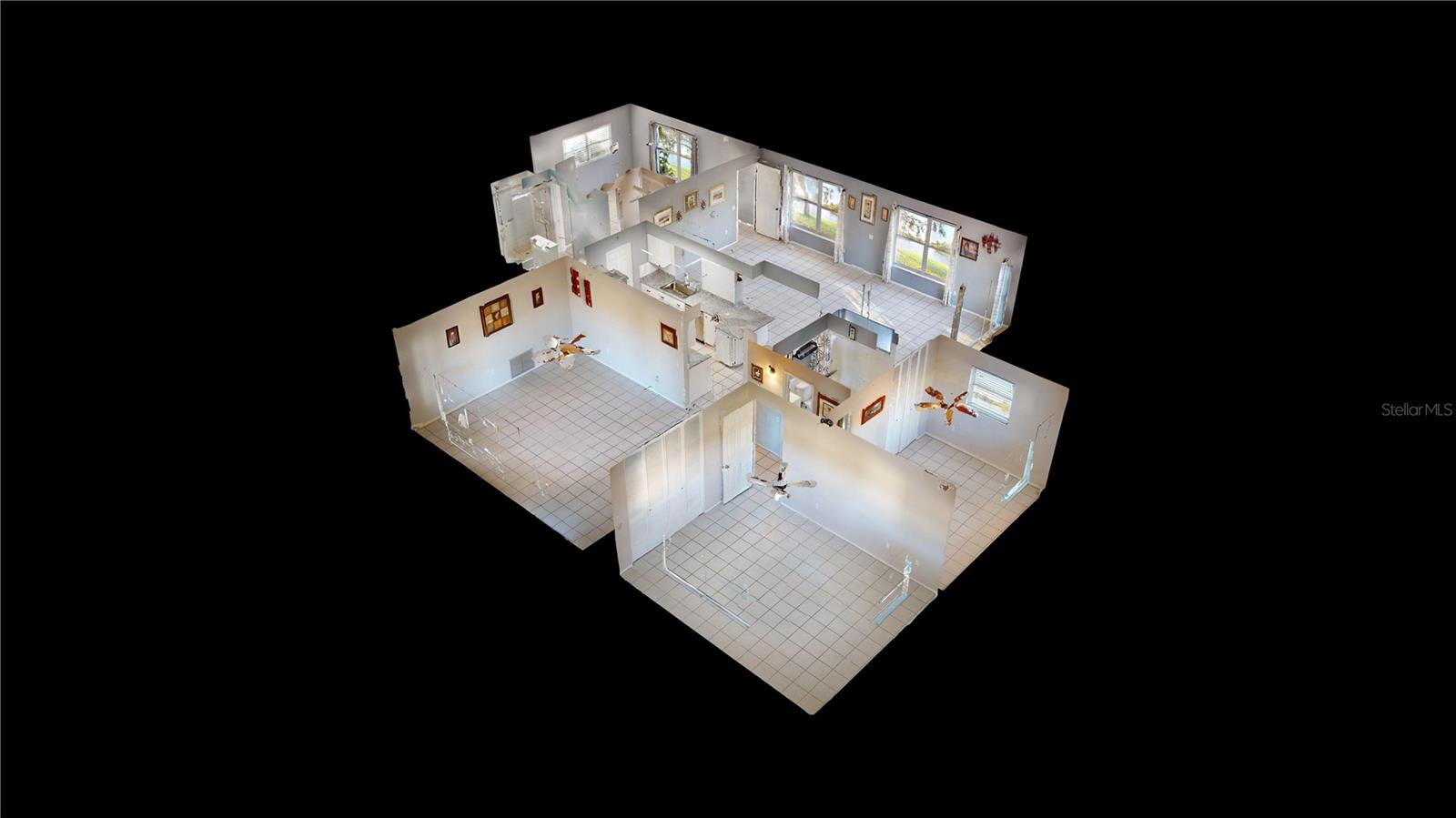 Dollhouse View of Floor Plan