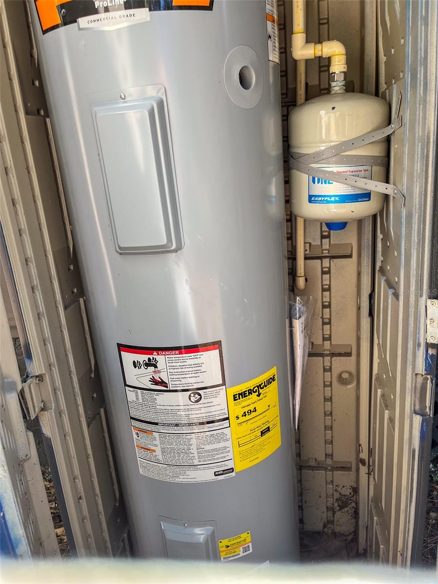 brand new hot water heater