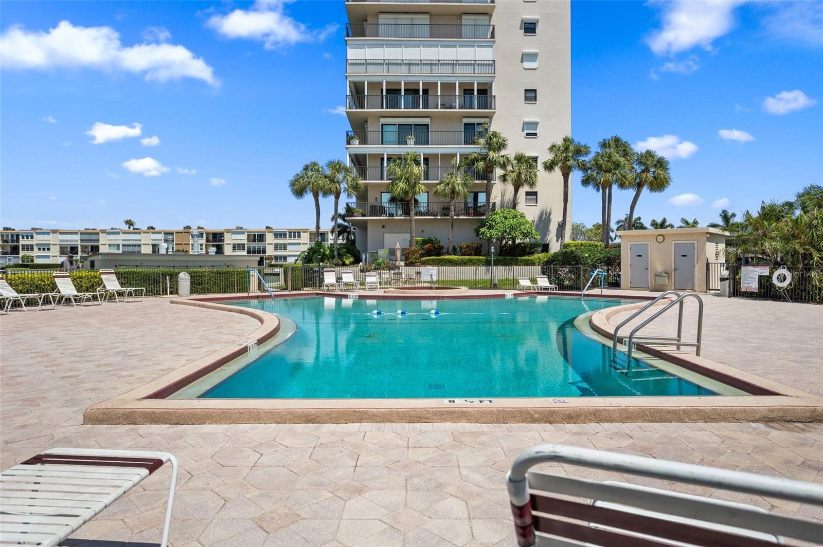 ONE OF SIX HEATED POOLS