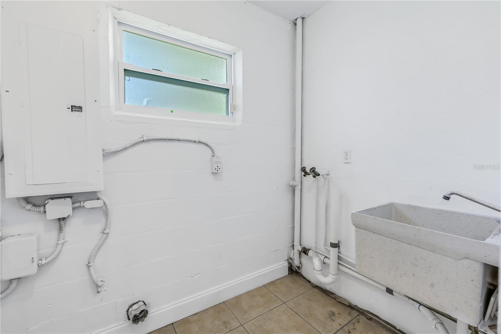 Laundry room/utility room.