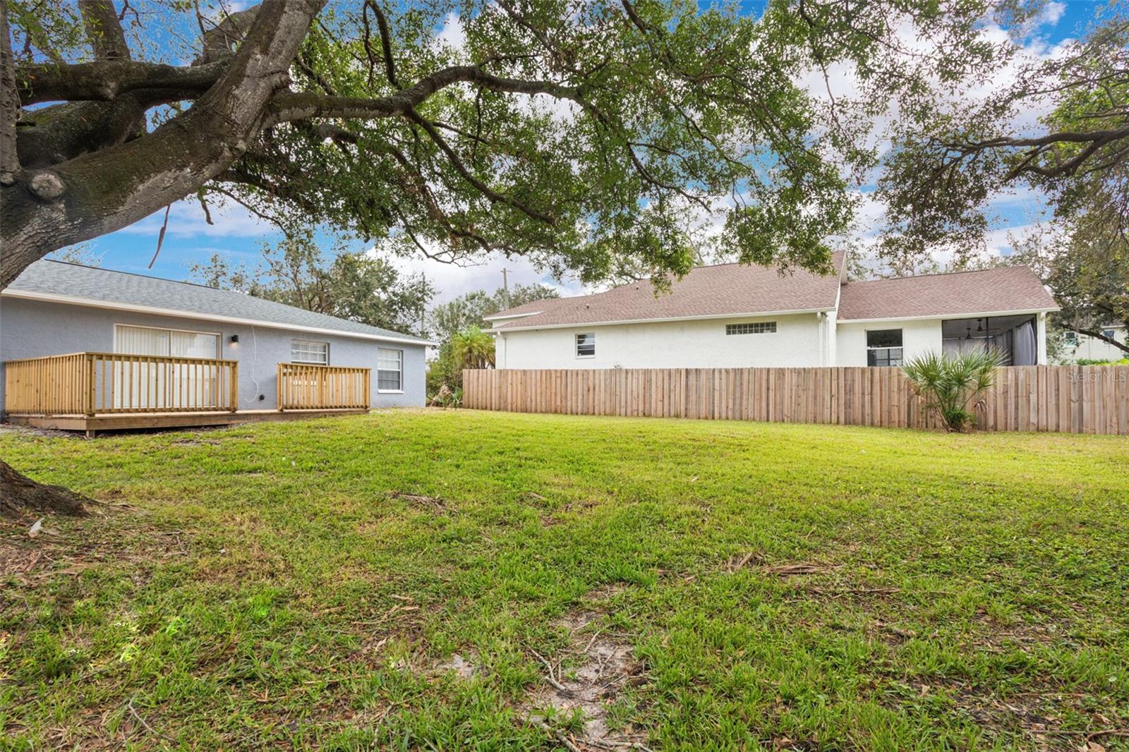 yard and outdoor decking