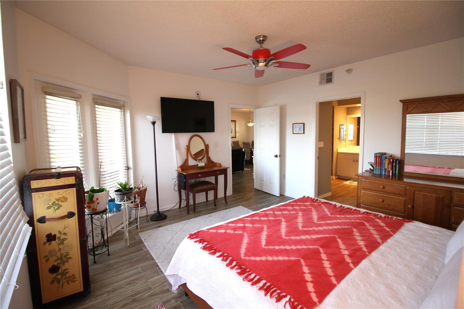 Primary Bedroom with entrance to Balcony