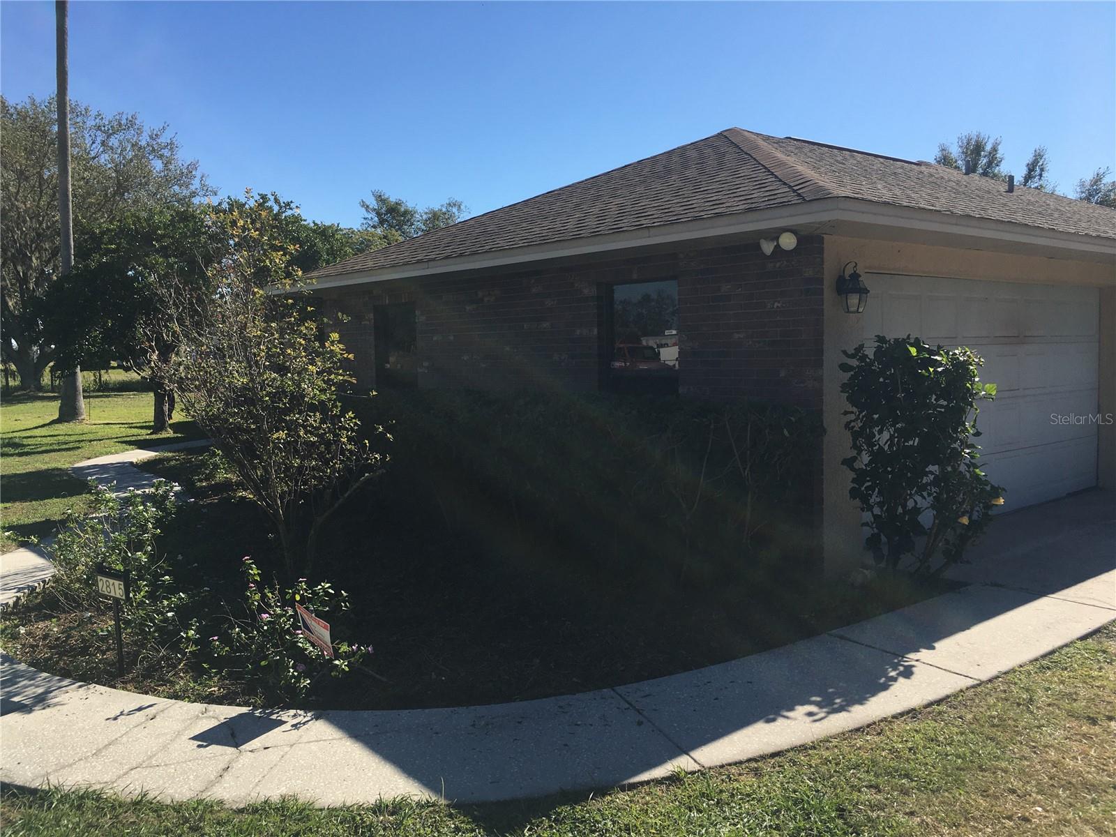 Walkway from Garage