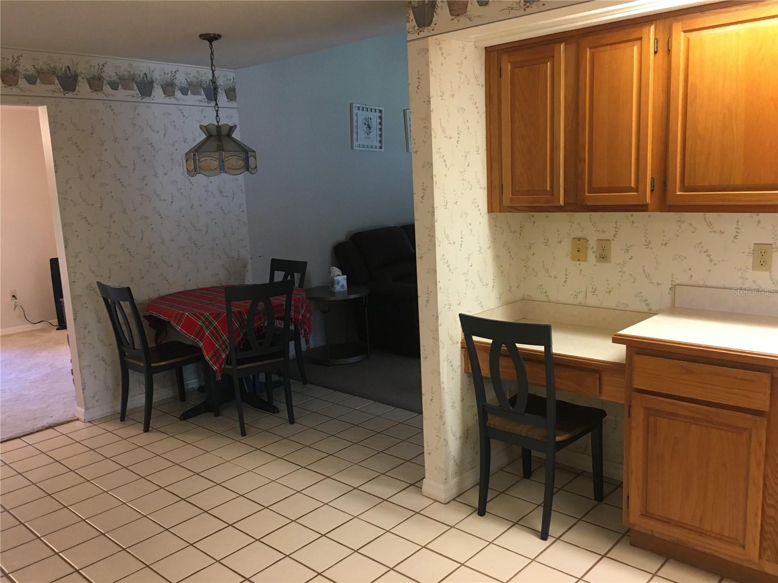 Dining Area and Desk in Kitchen