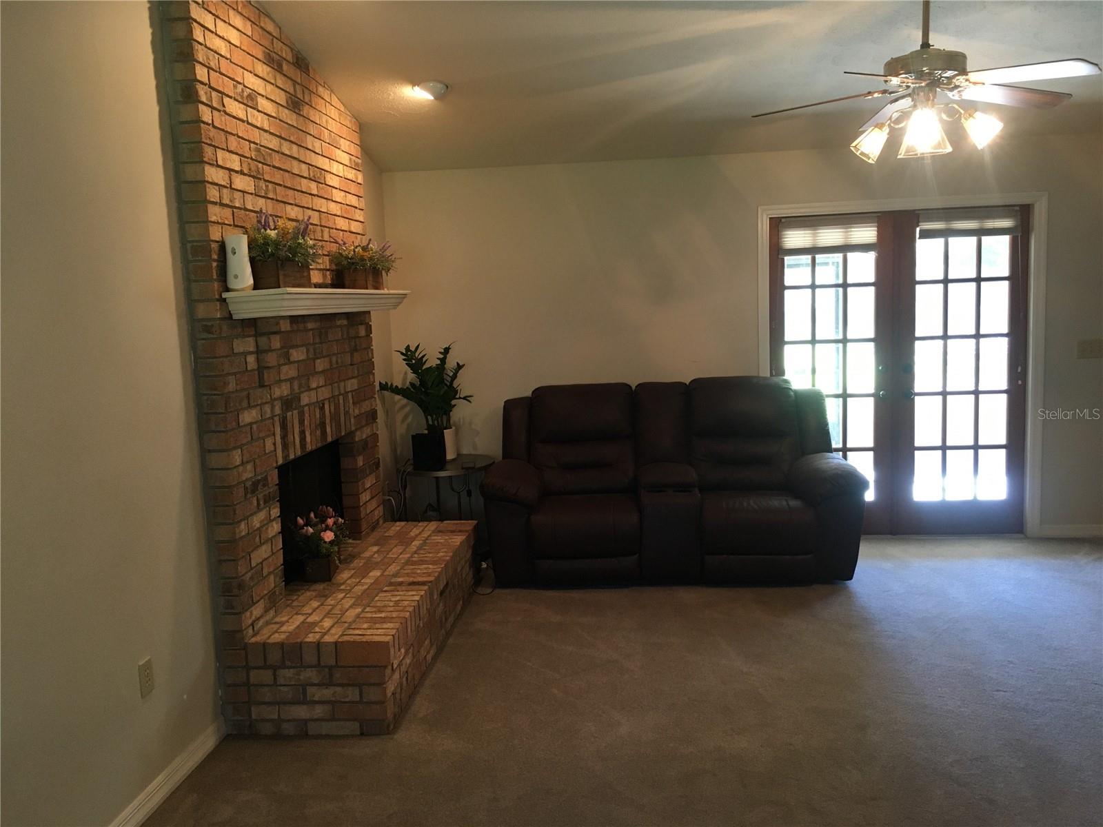 Fireplace in Family Room