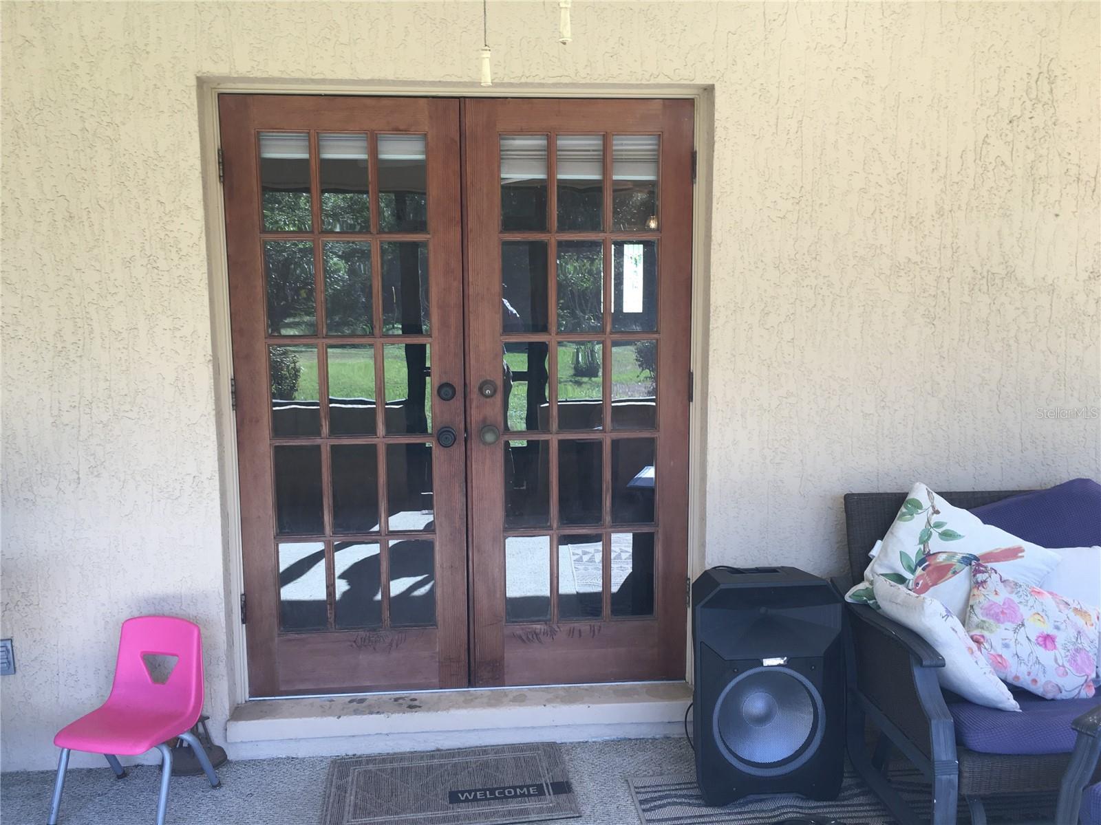 French Doors to Lanai