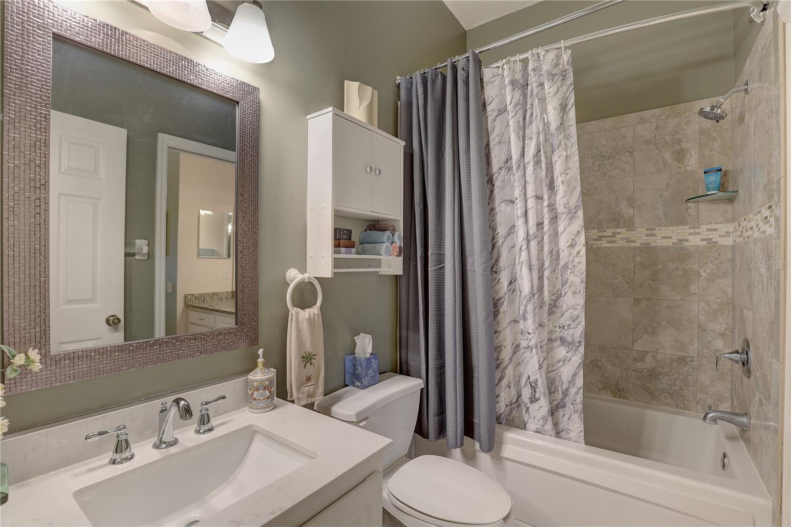 Beautiful bathroom with jacuzzi tub