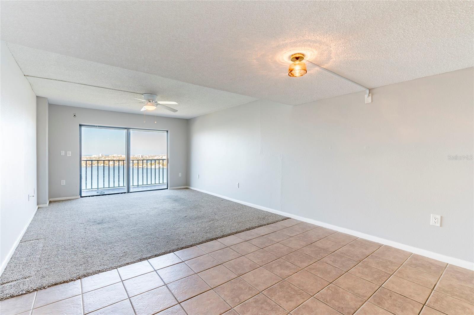 Living Room - Dining Room - Balcony