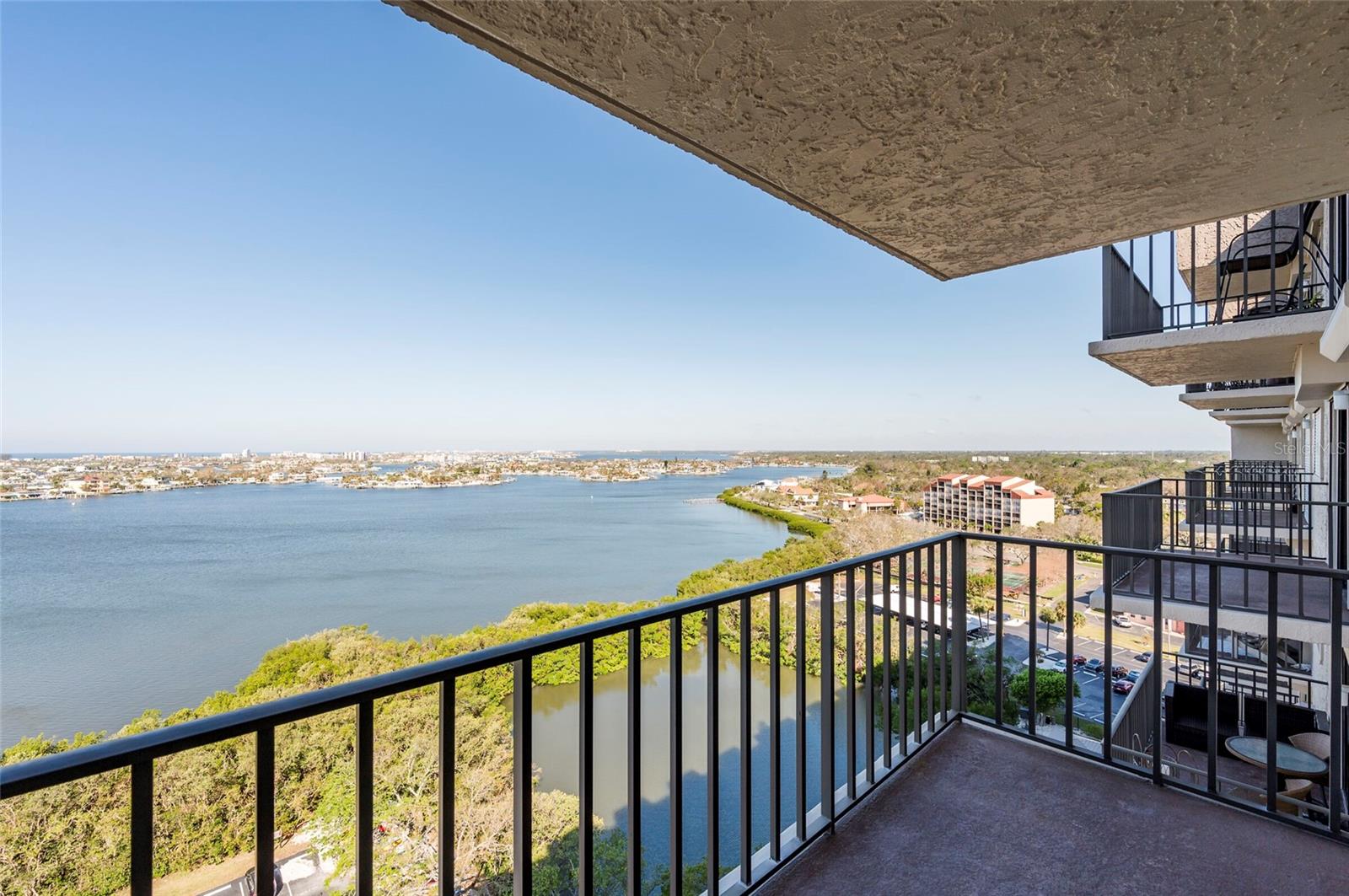 Balcony with View of Boca Ciega Bay & The GUlf of Mexico