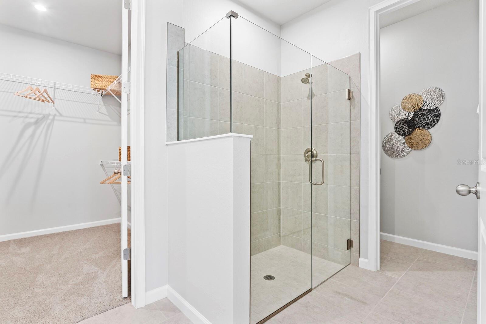 Staged Owner's Shower