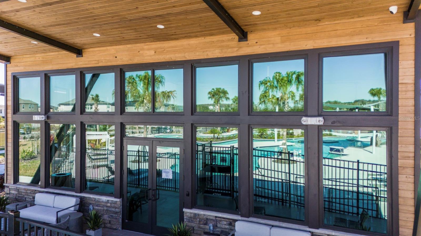 Community Clubhouse Front Porch