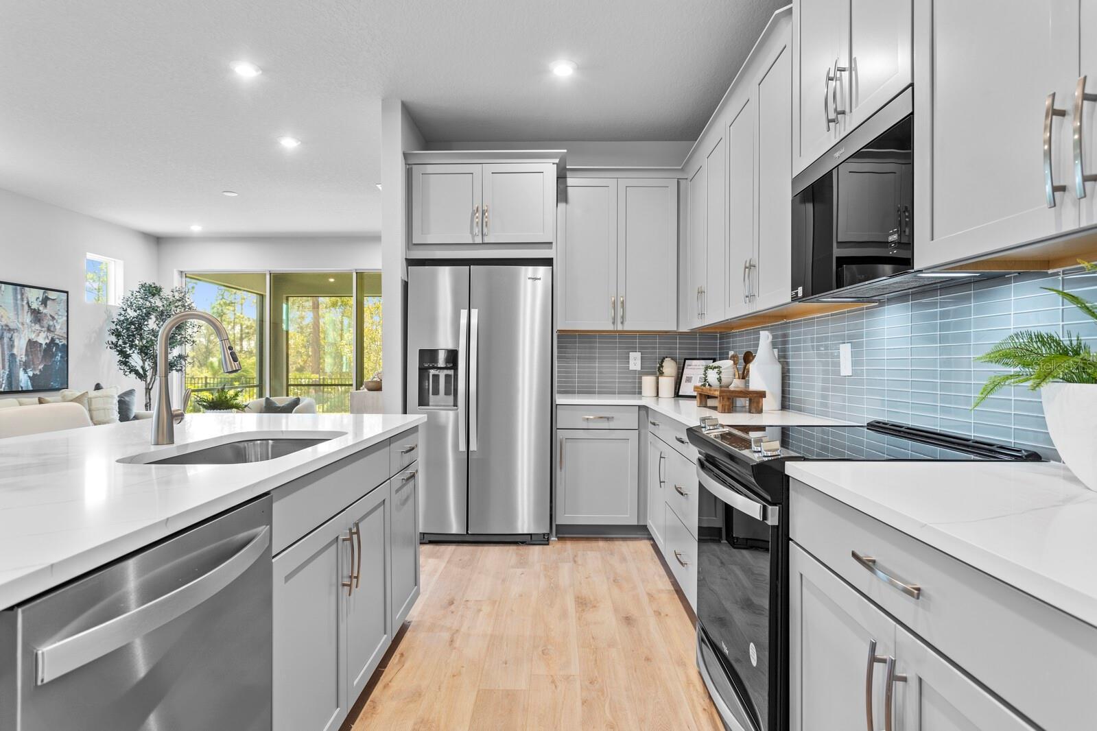 Staged Kitchen