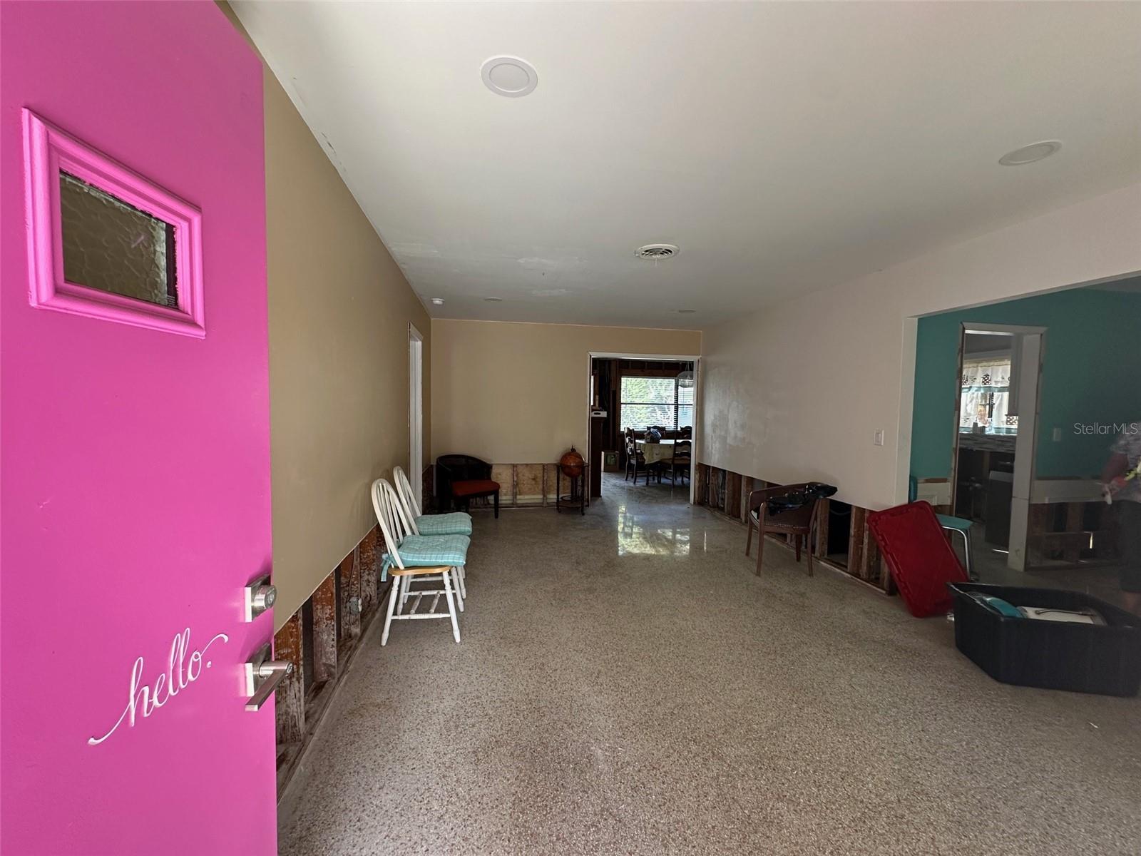 Front entry into Living Room