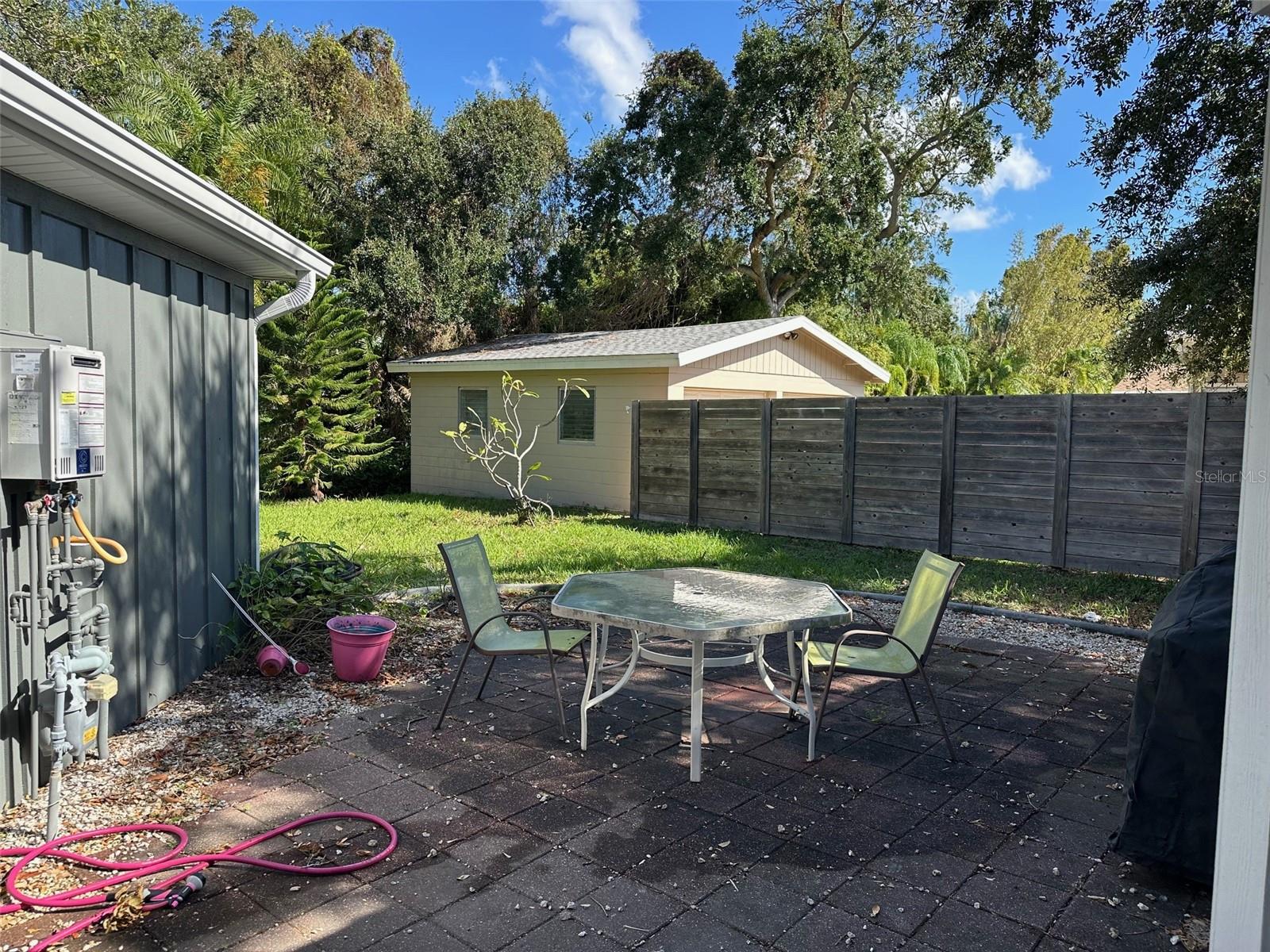 Back patio