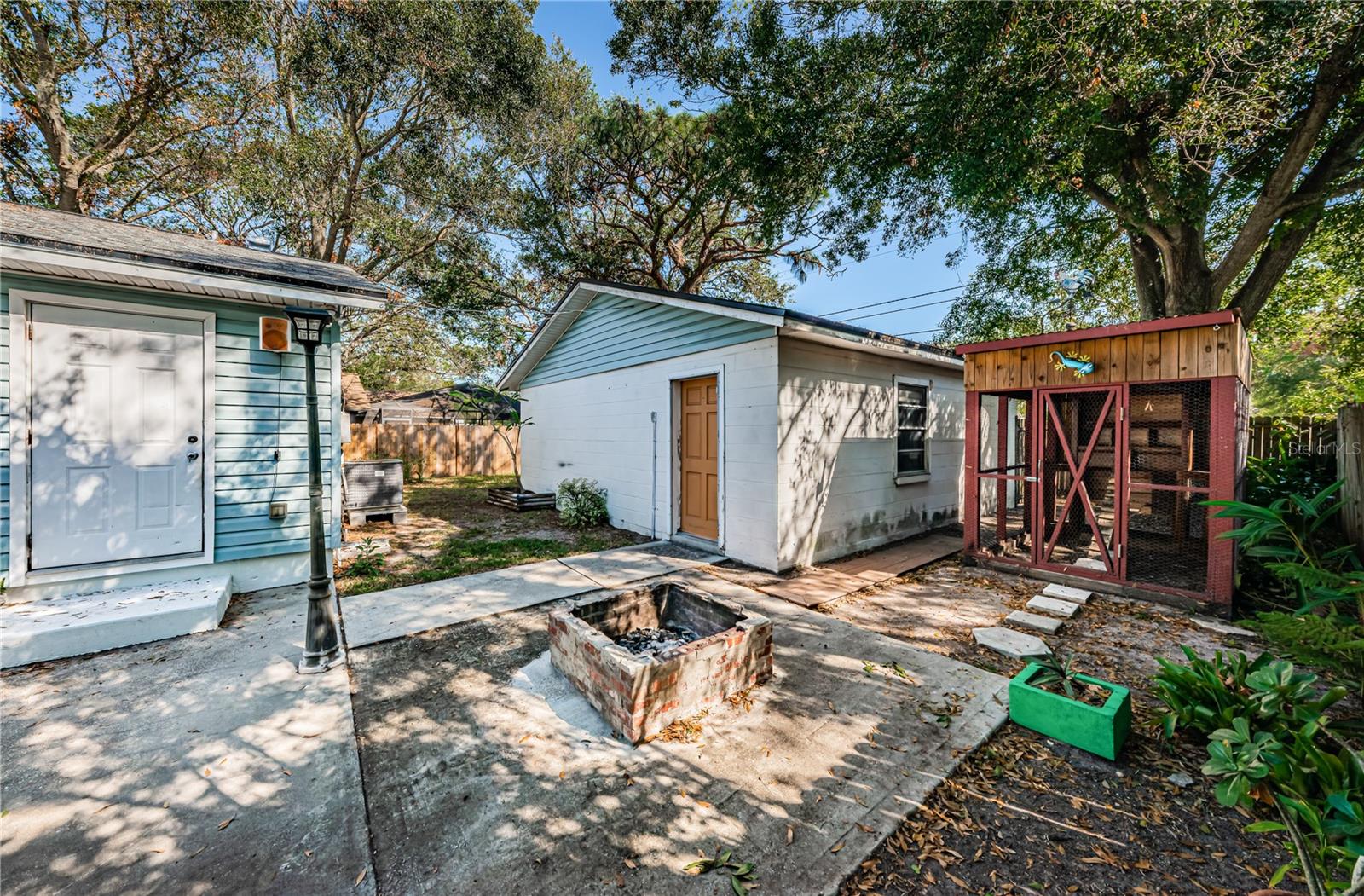 Backyard | Storage Closet | Firepit | Garage | Chicken Coop