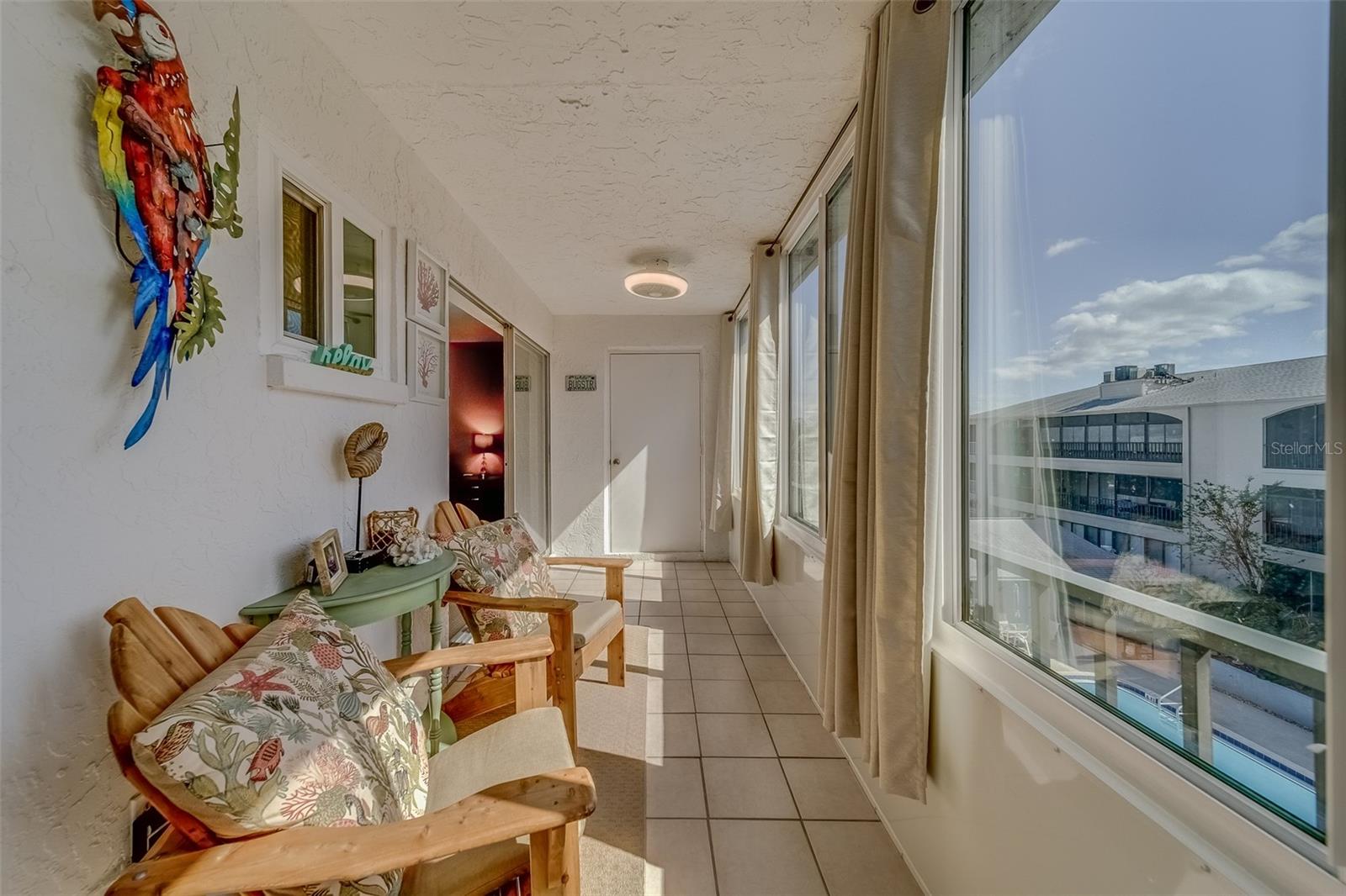 Lanai With View of Pool