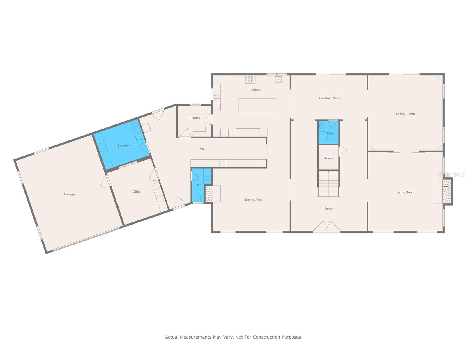 Floor plan of 1st floor