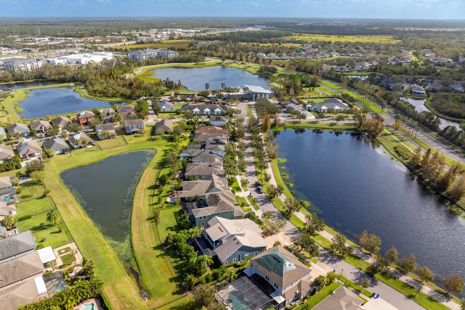 You'll find plenty of community ponds throughout Waterset