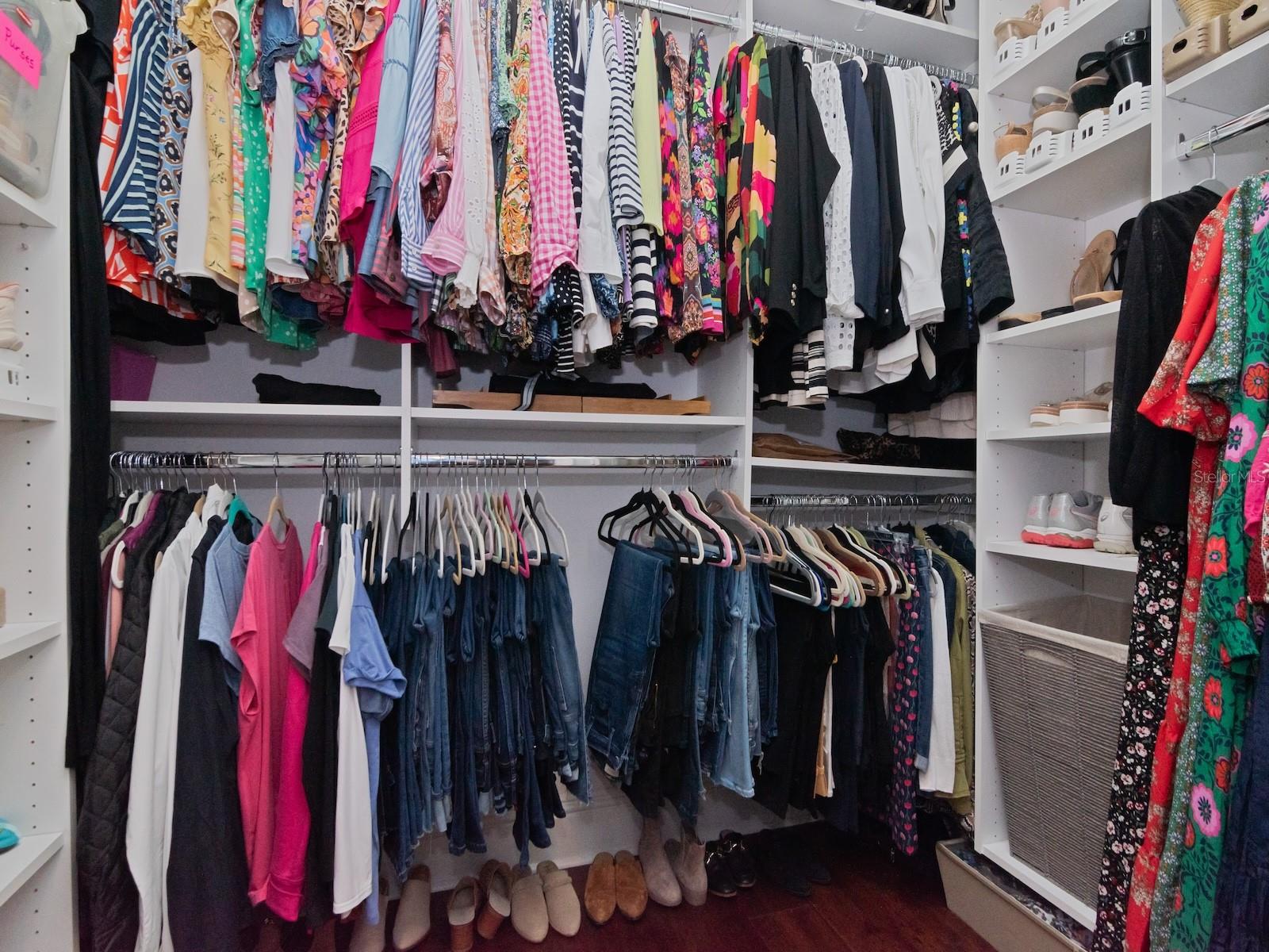 It is so nice NOT to share your closet!