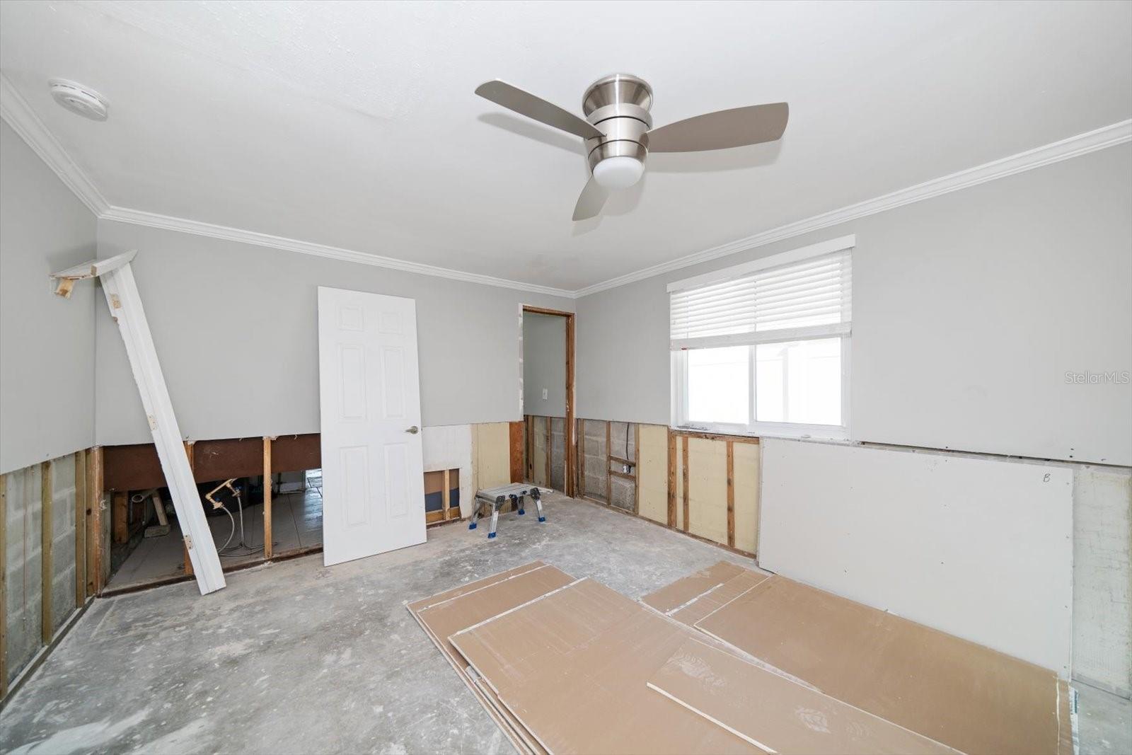 Master Bedroom. Tile to be installed. Drywall to be installed, textured and painted