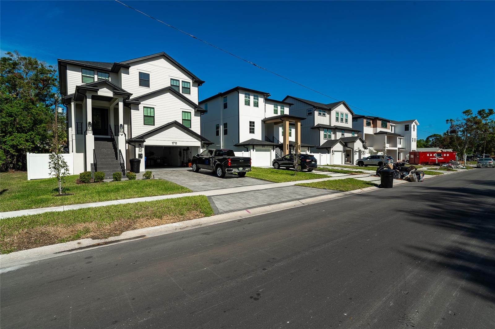 New construction homes in the area.