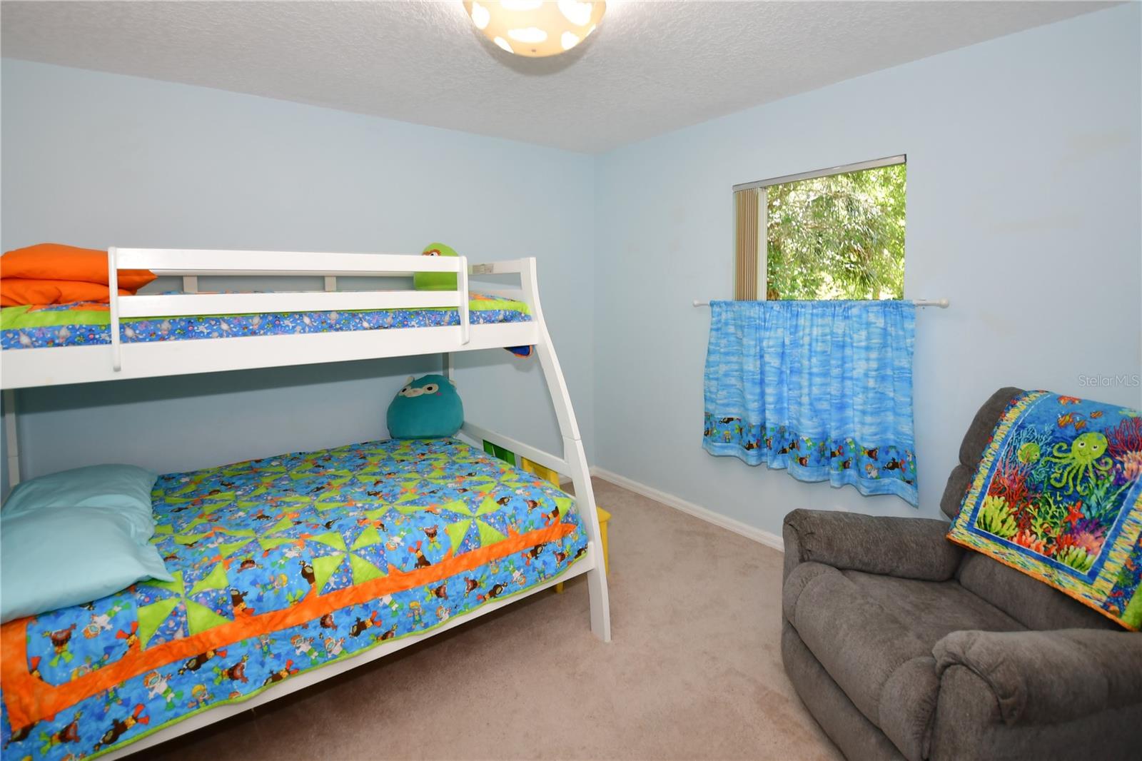 Third Bedroom with Garden View