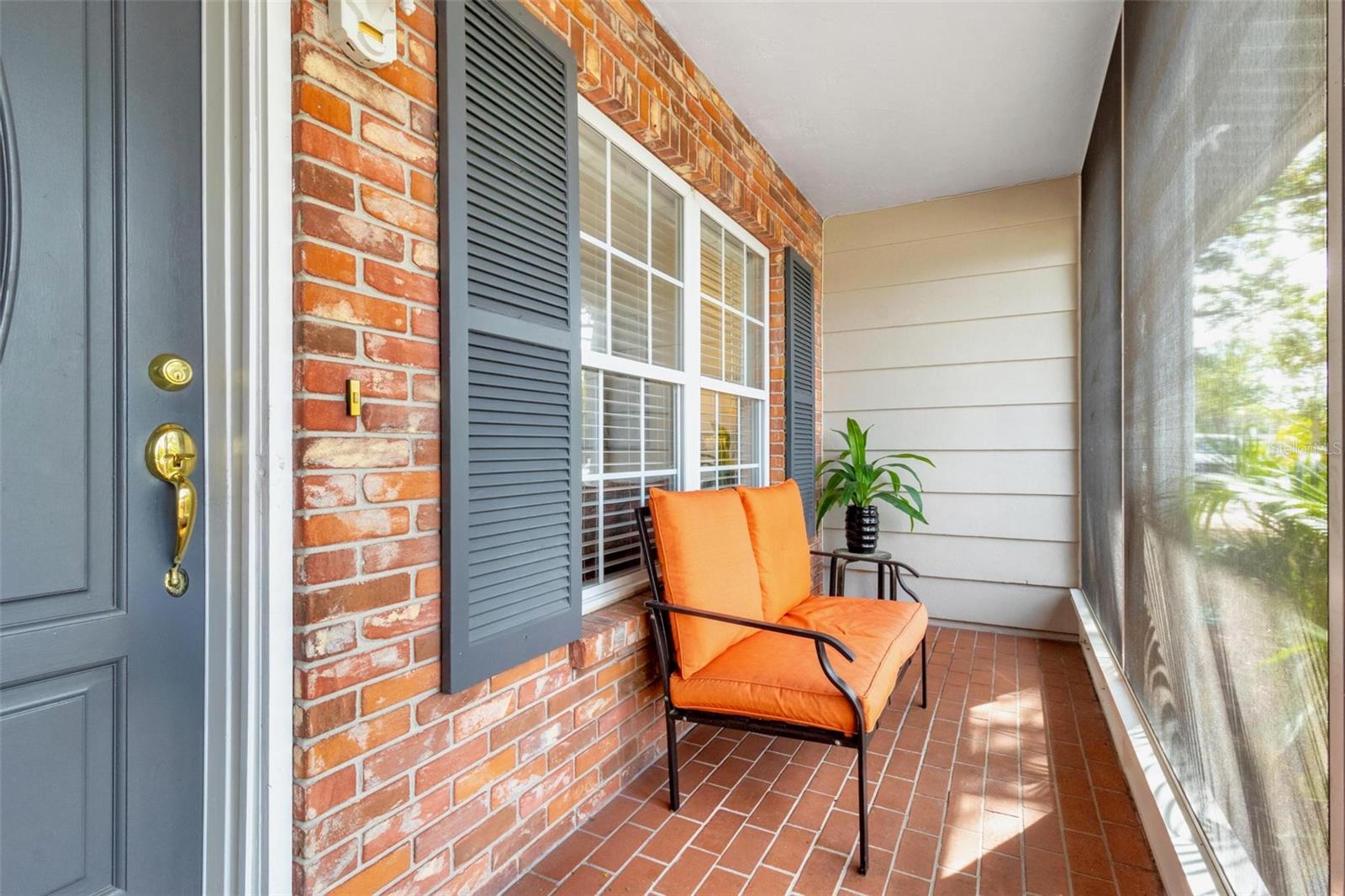 Welcoming screen porch