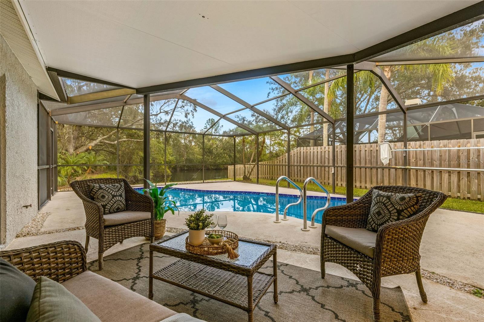 Covered patio space