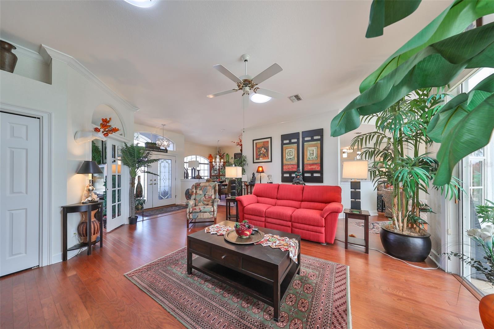 Living Room Engineered Hardwood Flooring