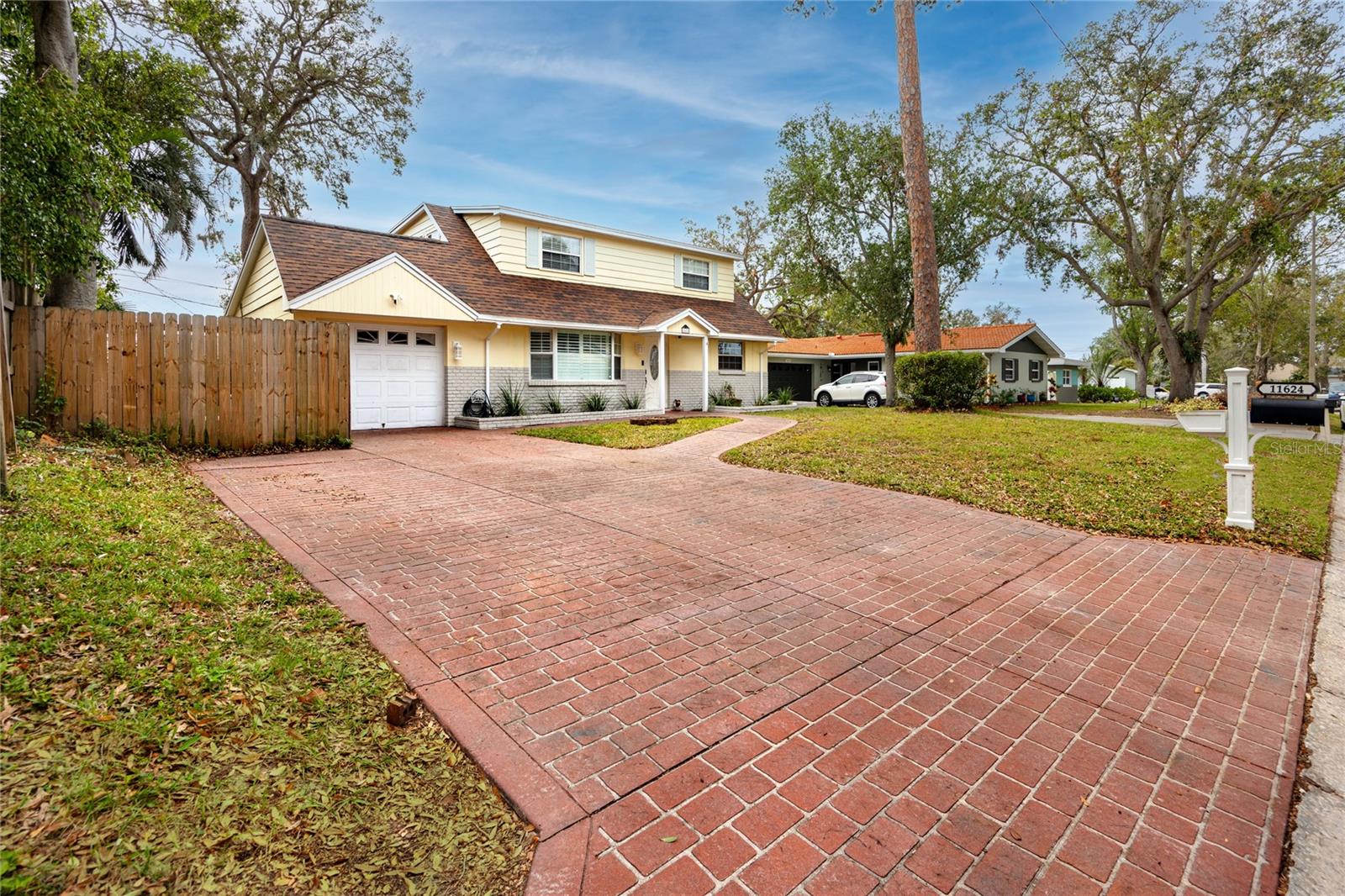 Oversized driveway