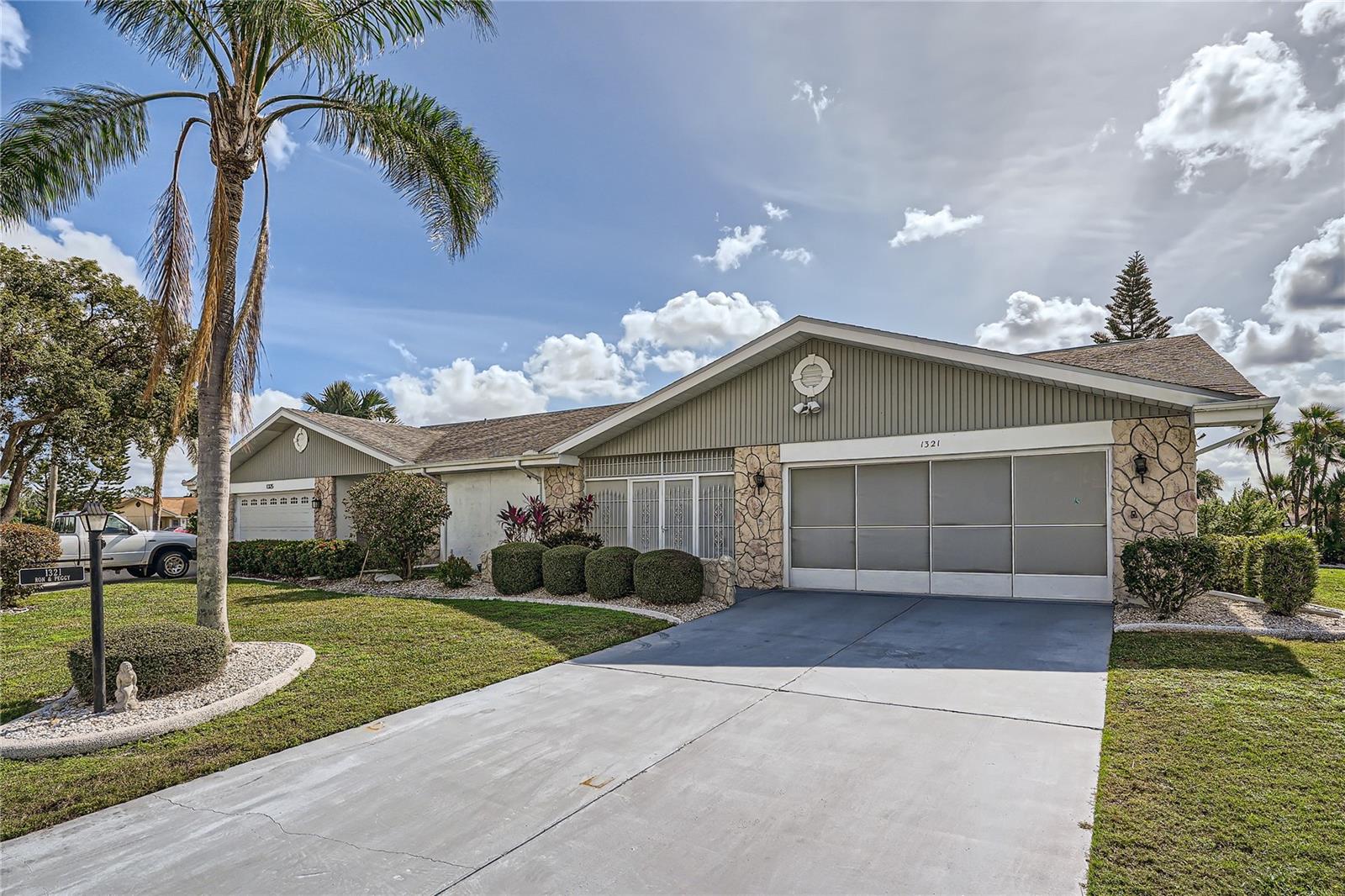 1321 Bluewater Drive front exterior view in a 55+ active adult community