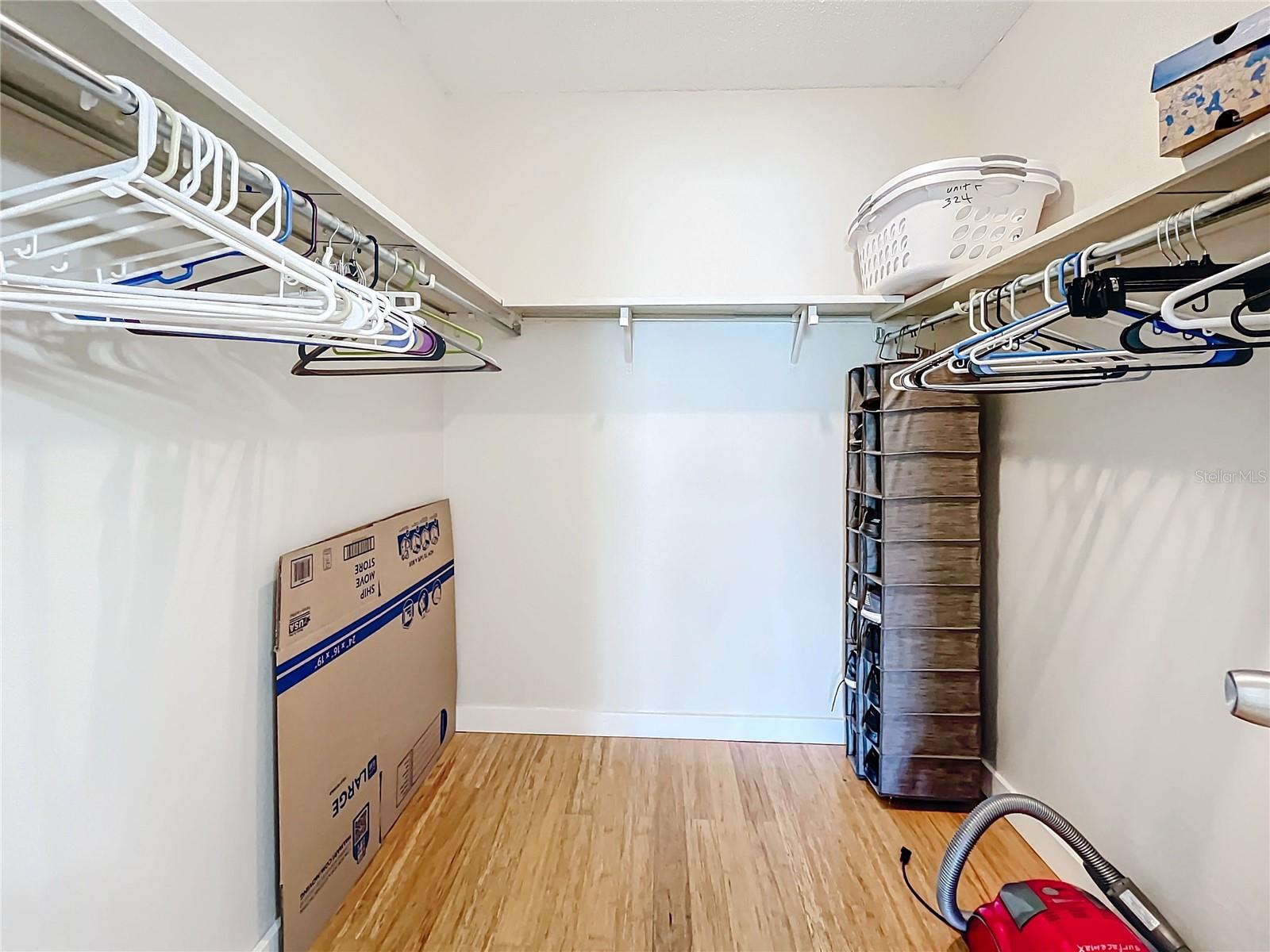 Master Walk-in Closet