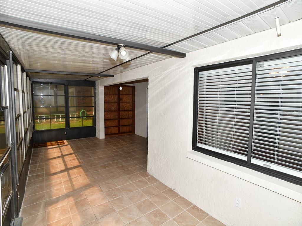 Enclosed Sunroom