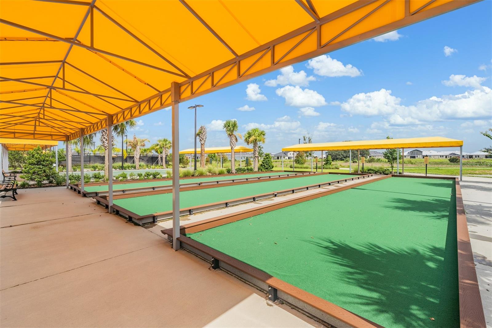 bocce ball courts