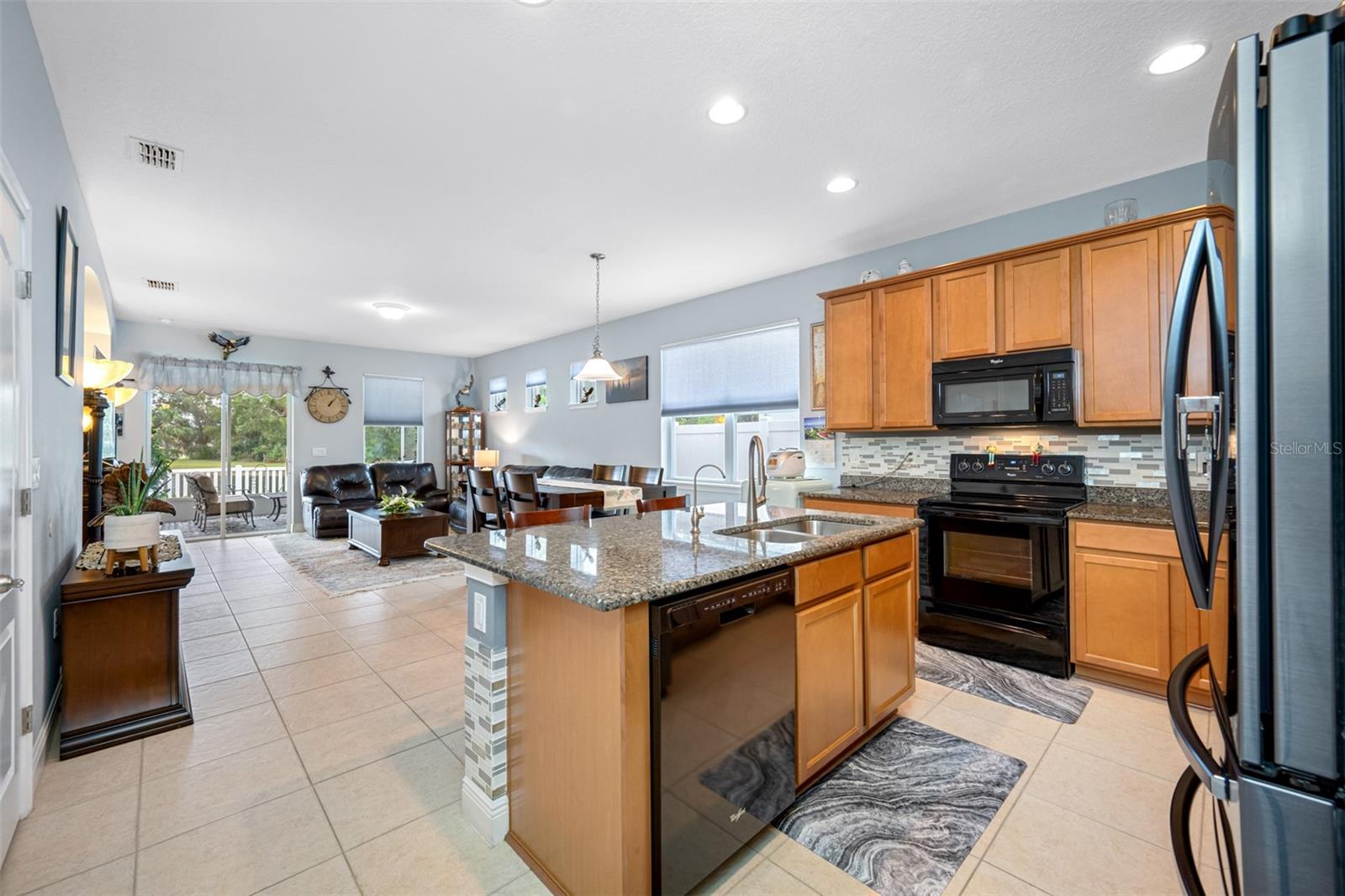 Kitchen overlooking Great Room