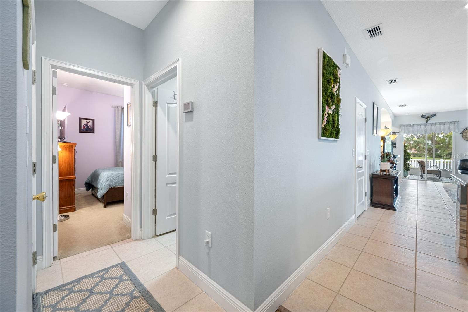 Hallway to Bedroom 2 & Laundry Room