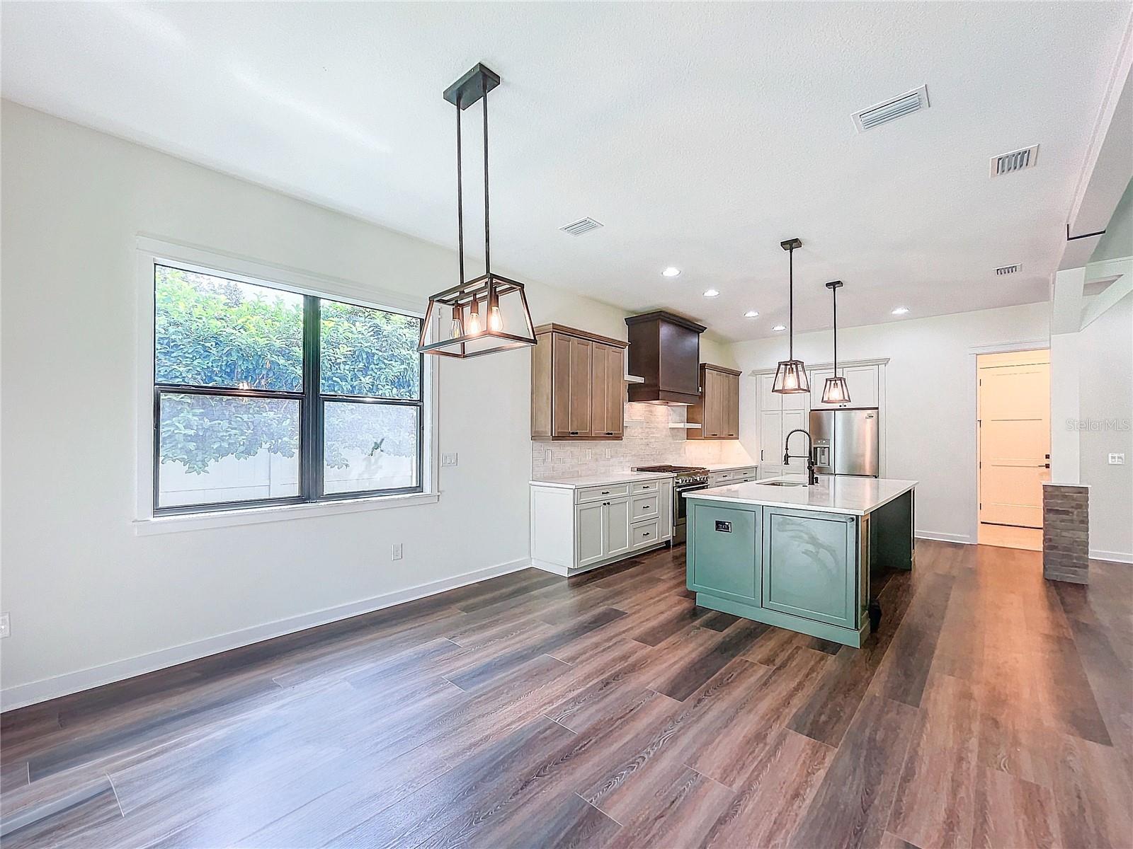 Large dining area with room for your farmhouse table