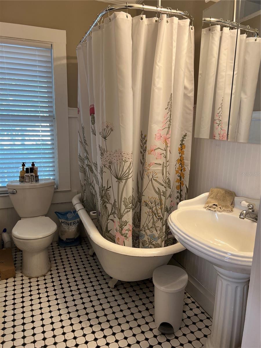 Master Bath with adjoining walk-in closet