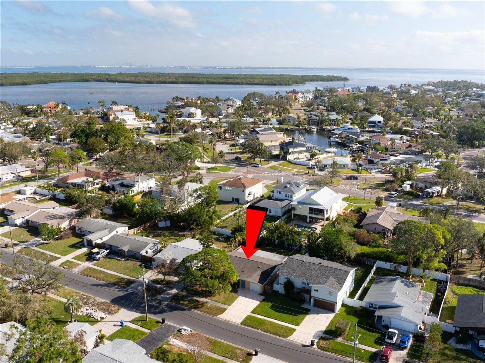 Aerial View of Home