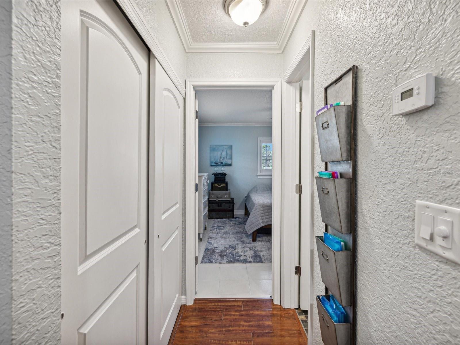 hallway to primary bedroom