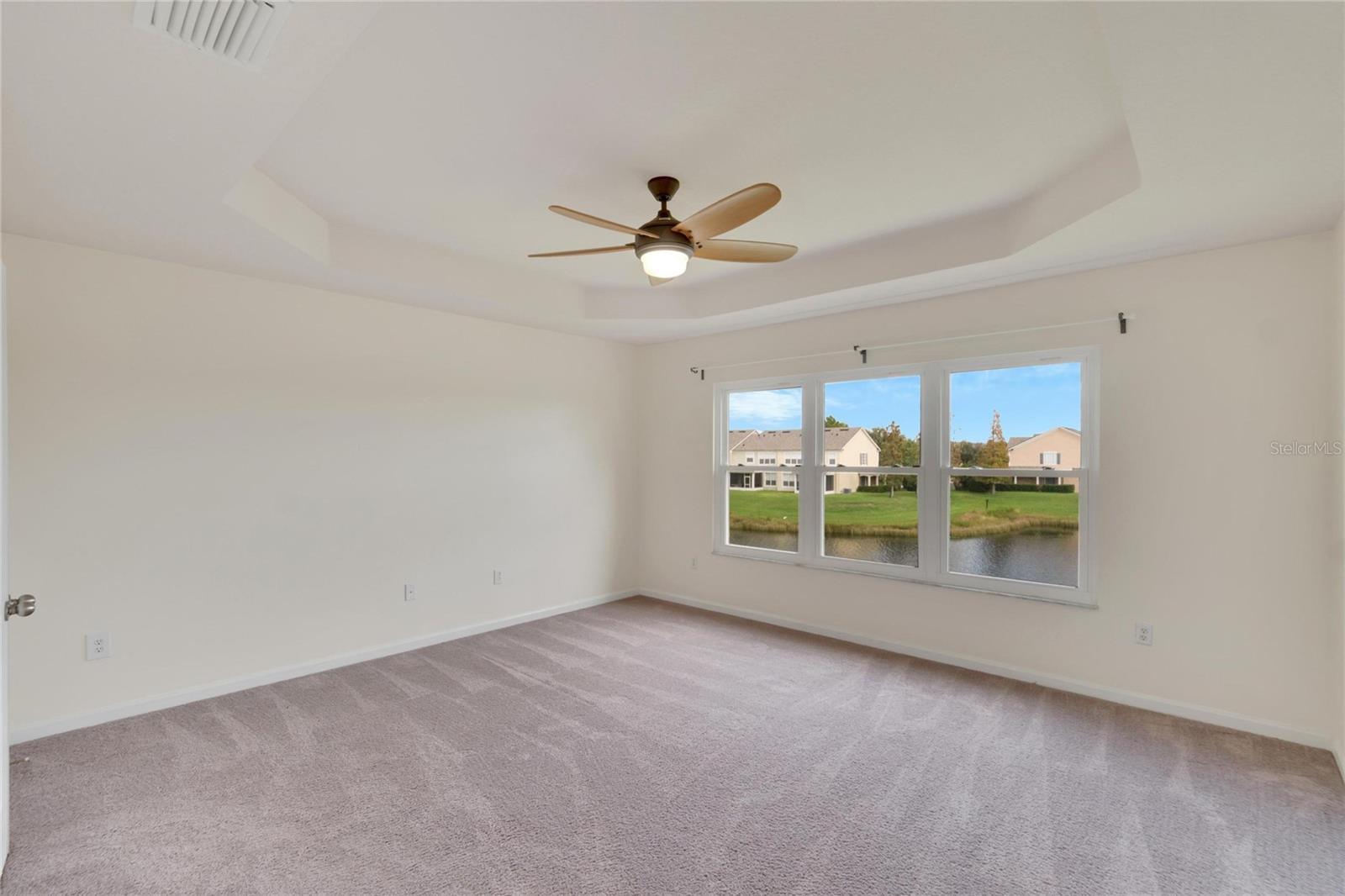 Spacious master bedroom